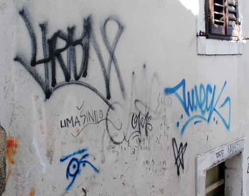 Grafiti u Malom Lošinju